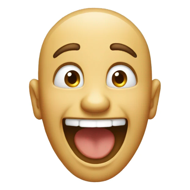 Laughing emoji that’s obnoxious  sticker