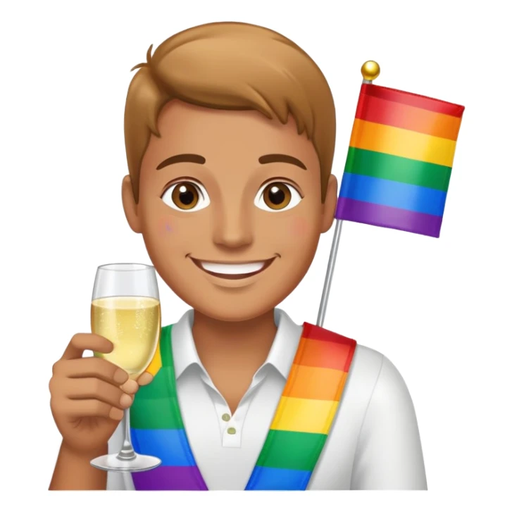 Gay with fuck sticker