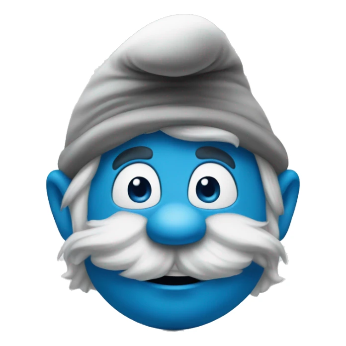 Smurf sticker