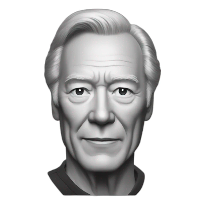 Christopher Plummer young sticker