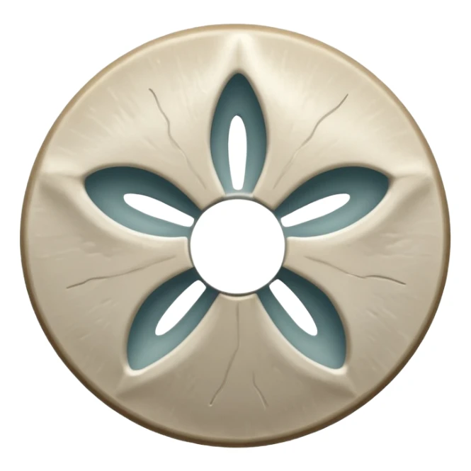 White sand dollar sticker
