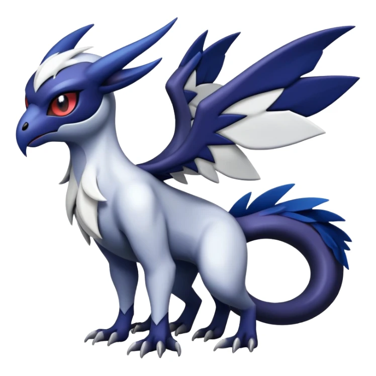 Shiny Absol-Noibat-Noivern-Hybrid (Full body) sticker