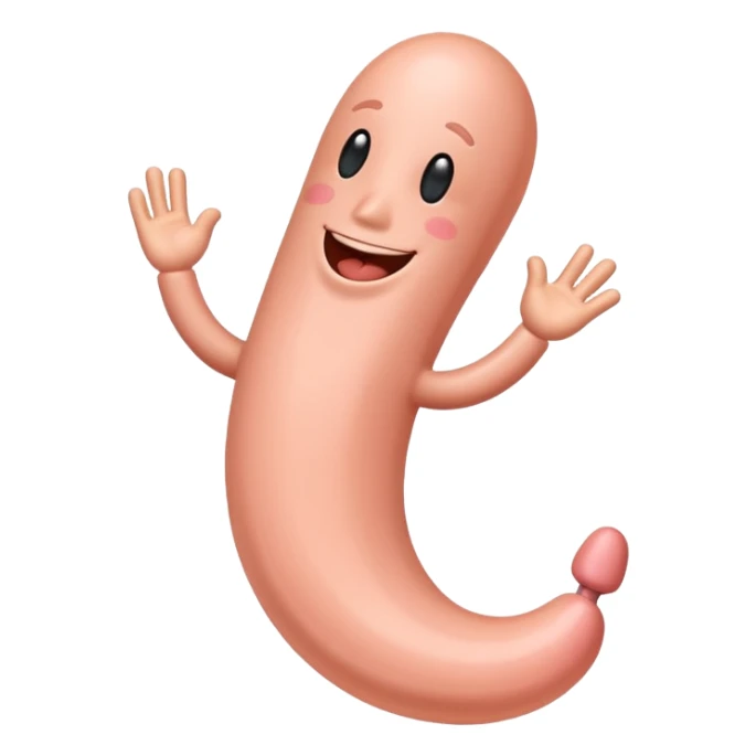 Dancing penis sticker