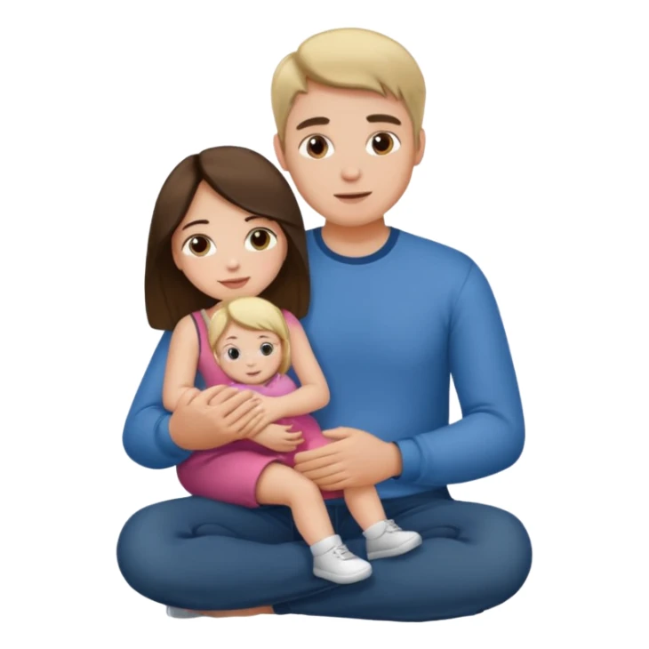 A guy holding a girl on her ass sticker