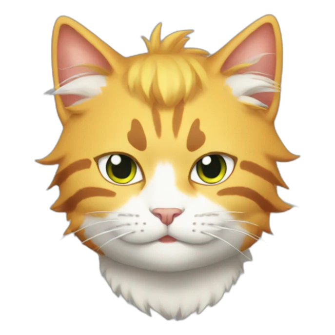 Cat rengoku sticker
