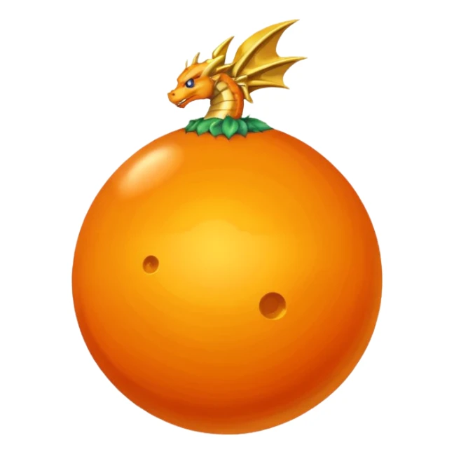 4 star dragon ball from dragon ball z sticker