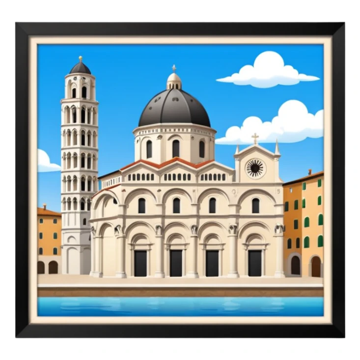 battistero campo dei miracoli sticker