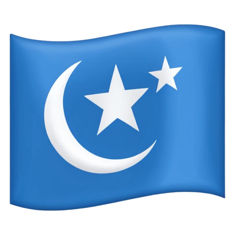 The flag of Awdal state in somalia sticker