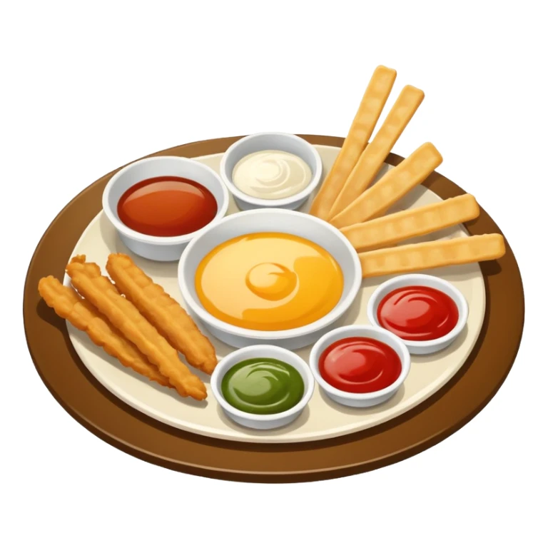 bar food appetizer plate sticker