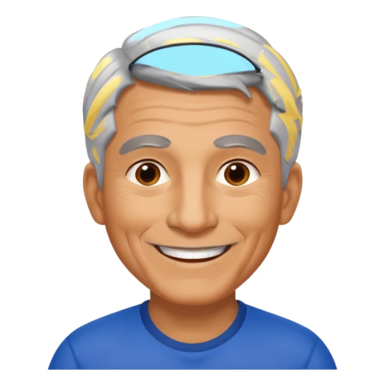émoji d'un coach agé sportif sticker