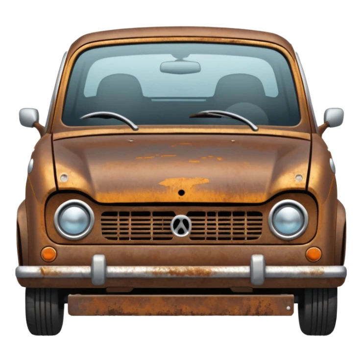 a tagging device on the bottom of a car sticker