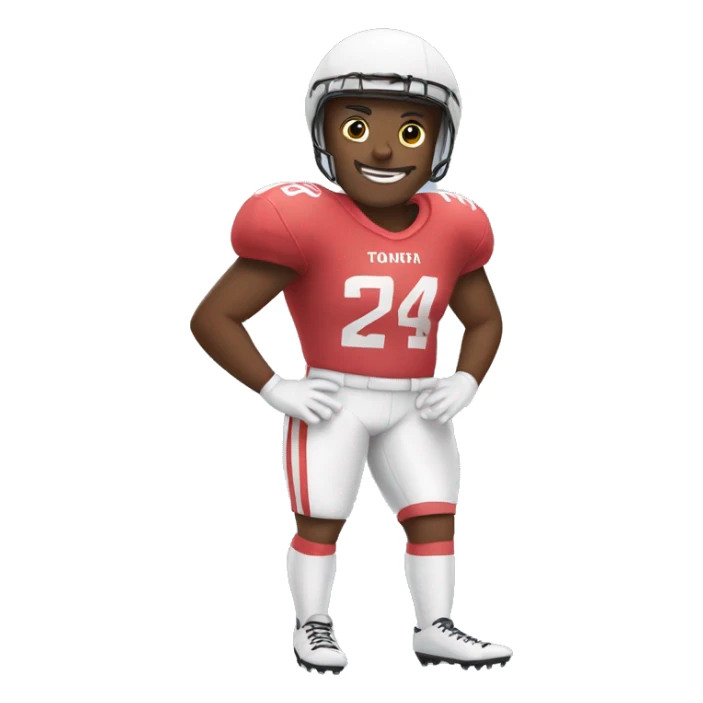 Football player in ballerina shoes  sticker