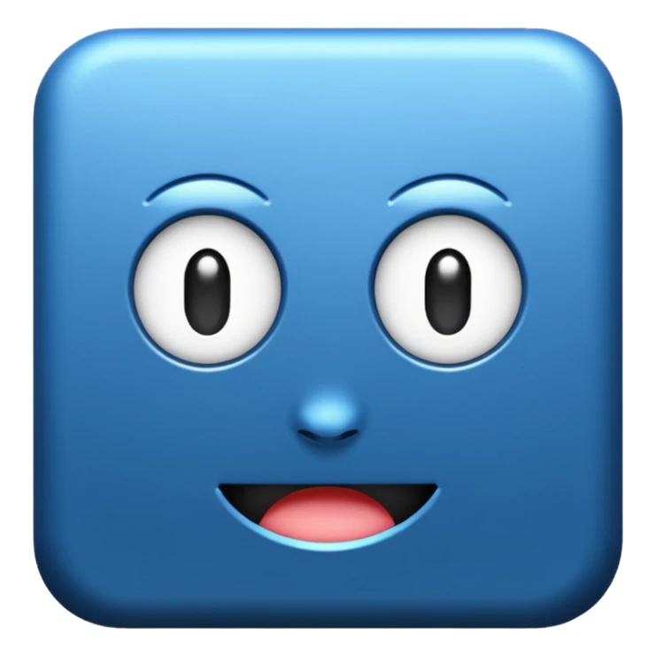 haceme un sprunki con cuerpo cuadrado  fino sticker