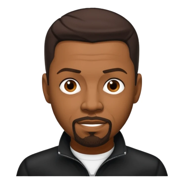 Keith Sweat (b.1961) with dark brown hair sticker