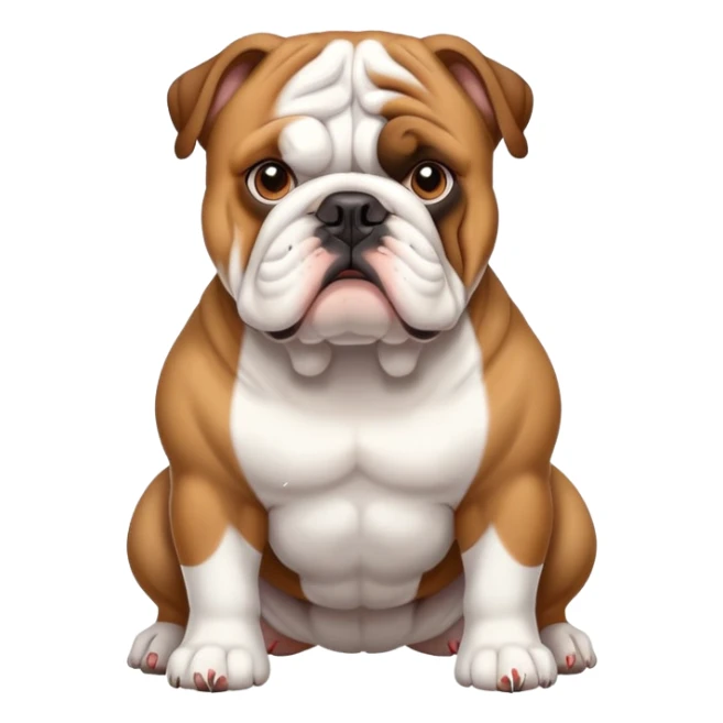 English bulldog  sticker