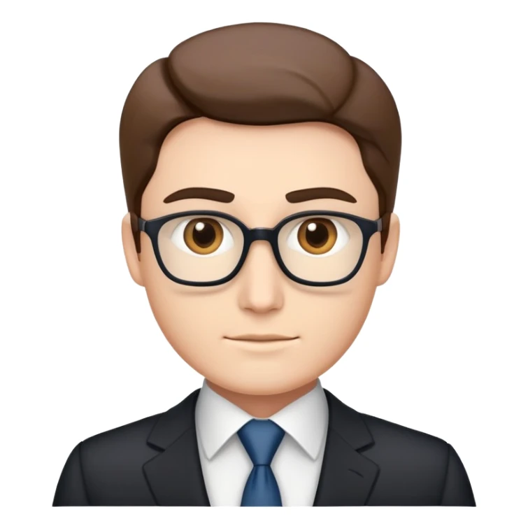 director business confidently wears smart business attire sticker