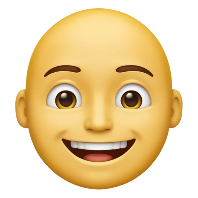 a yellow male emoji with a (closed mouth) sticker