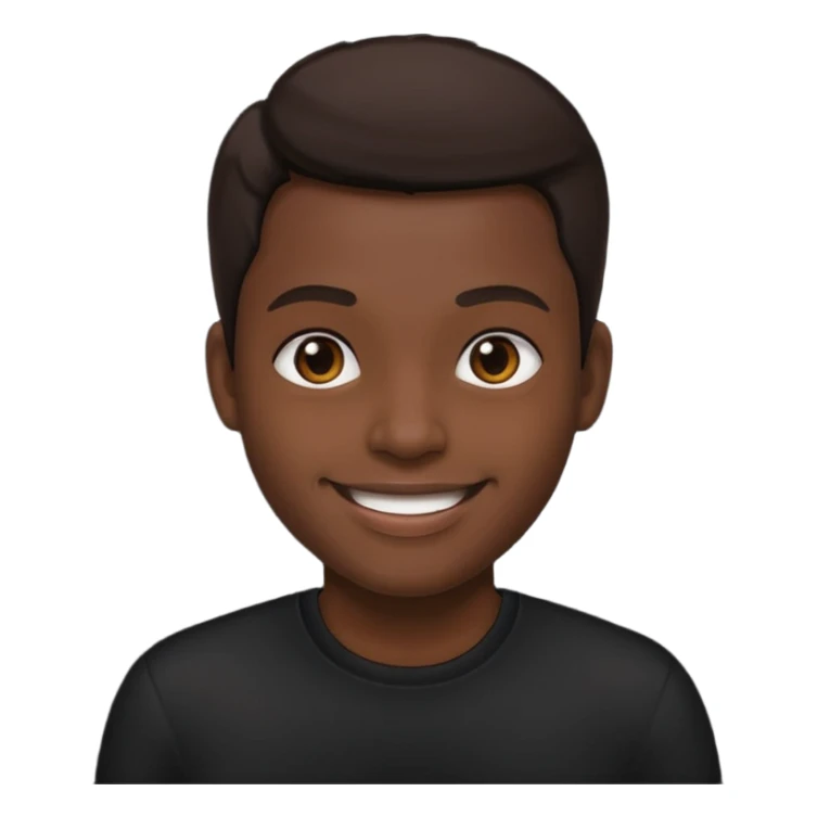 ⁶🤷🏾‍♂️⁷ change color of the shirt to black  sticker