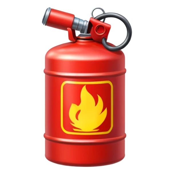 Red Fuel canister sticker