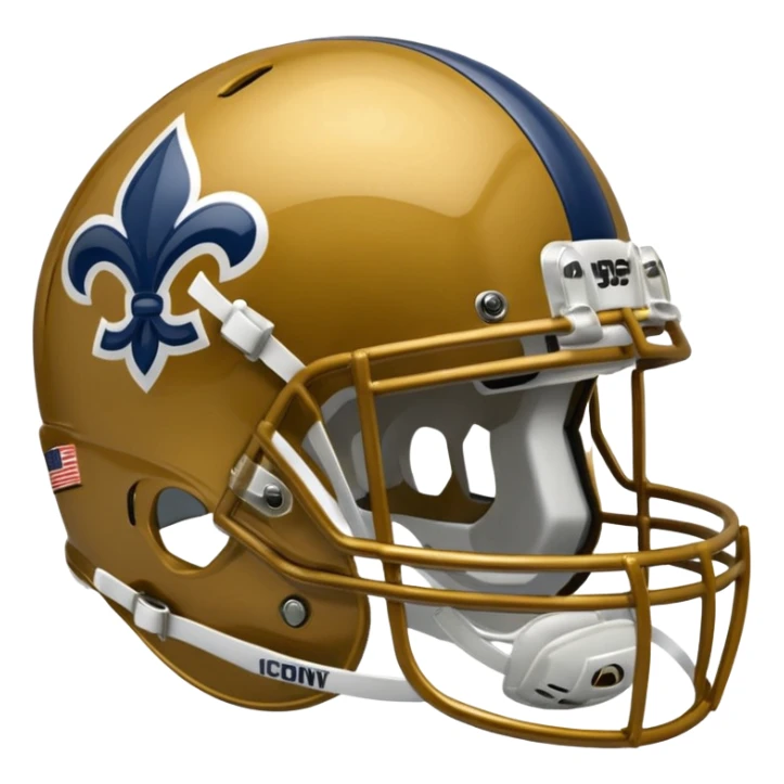 college football player helmets dark gold  sticker