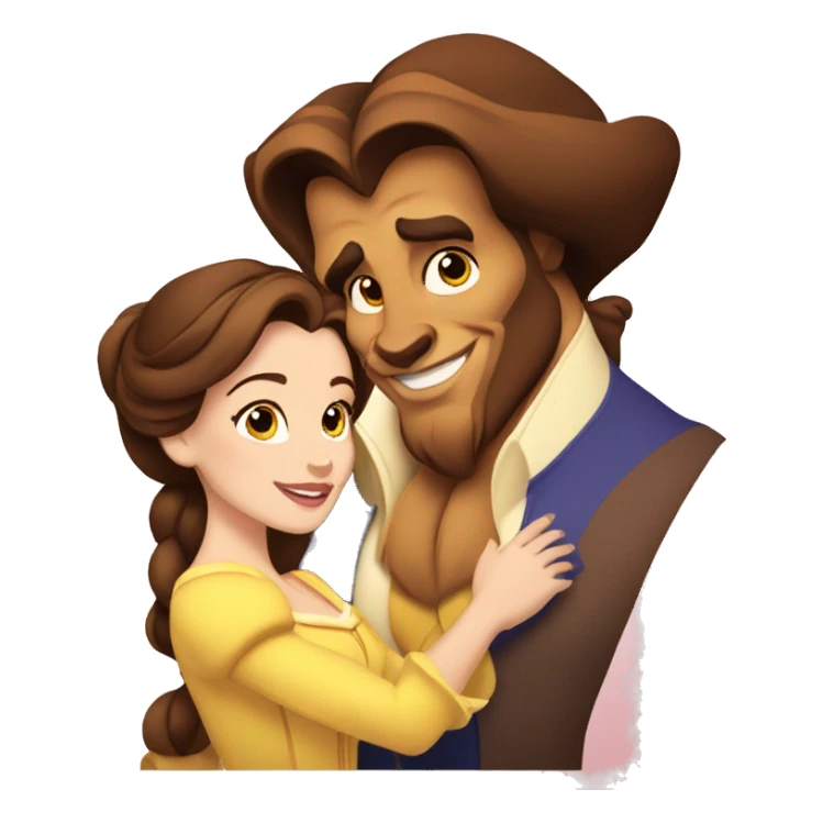 beauty and the beast belle sticker
