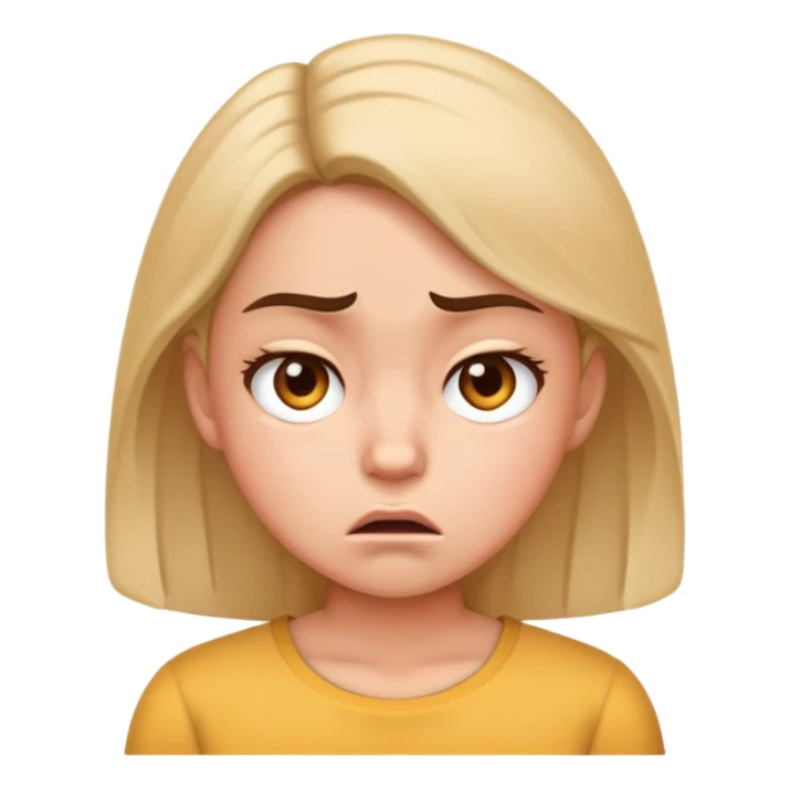 Girl cussing sticker