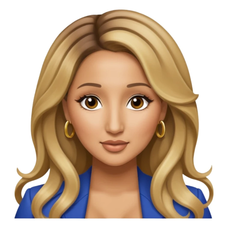 Adrienne Bailon with long dark blonde hair sticker