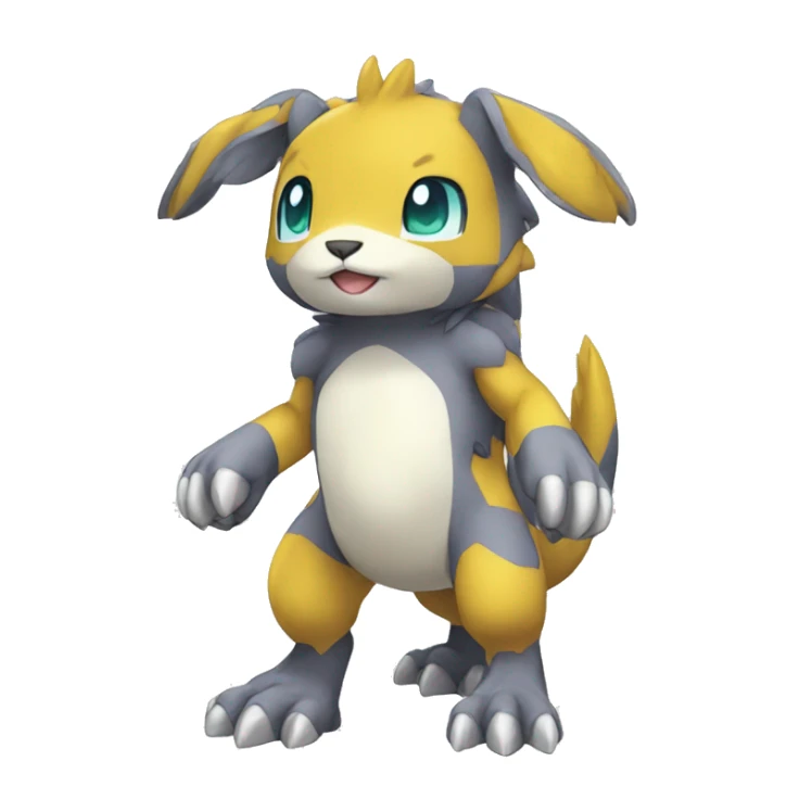 cute cool Digimon-Fakemon-animal full body sticker