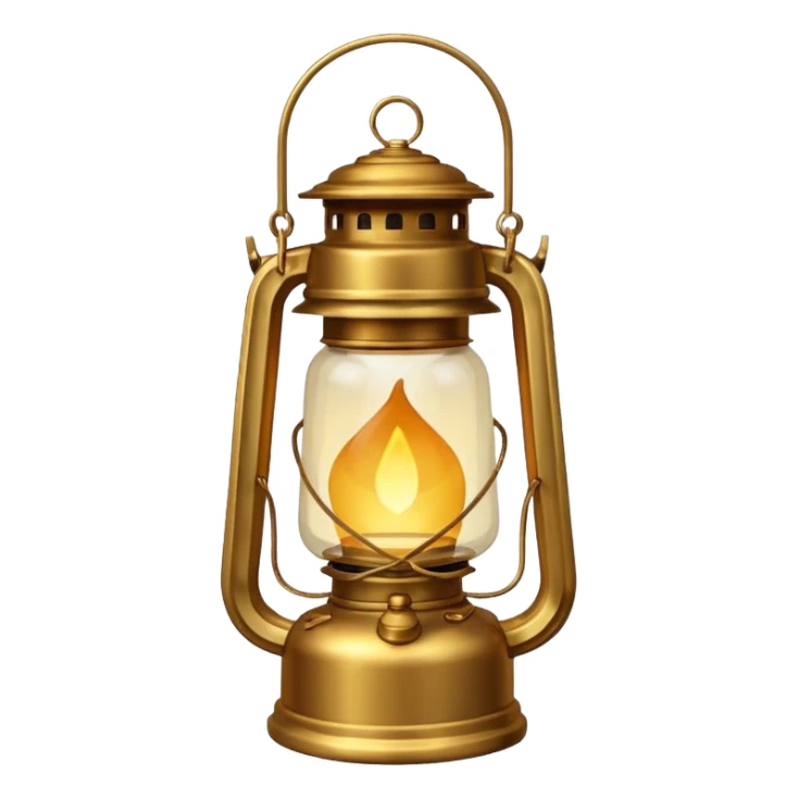Lantern

New look:

Brass or iron base (#695C48).

Light glow: soft amber (#FFD88A) with slight haze effect.

Replace glass reflection with matte finish.

Optional rope handle wrapping. sticker