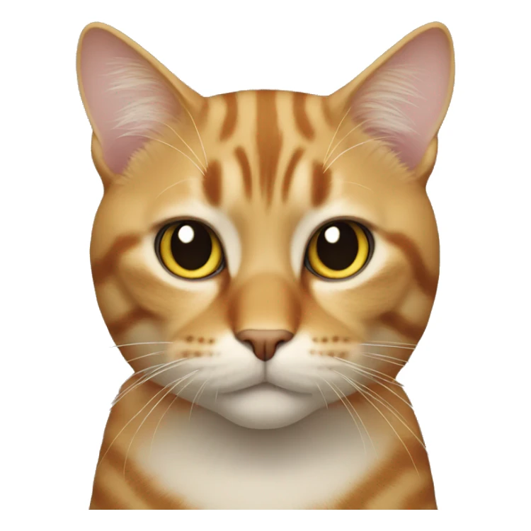 a bold cat sticker