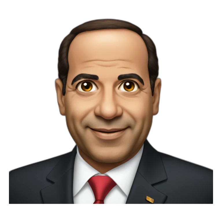 Abdel Fattah El-Sisi President of Egypt sticker