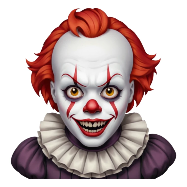 Emojies with Pennywise for discord sticker