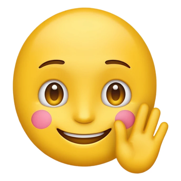 emoji with cheerful and friendly expression, bright colors, simple background, text 'Life With chris' sticker