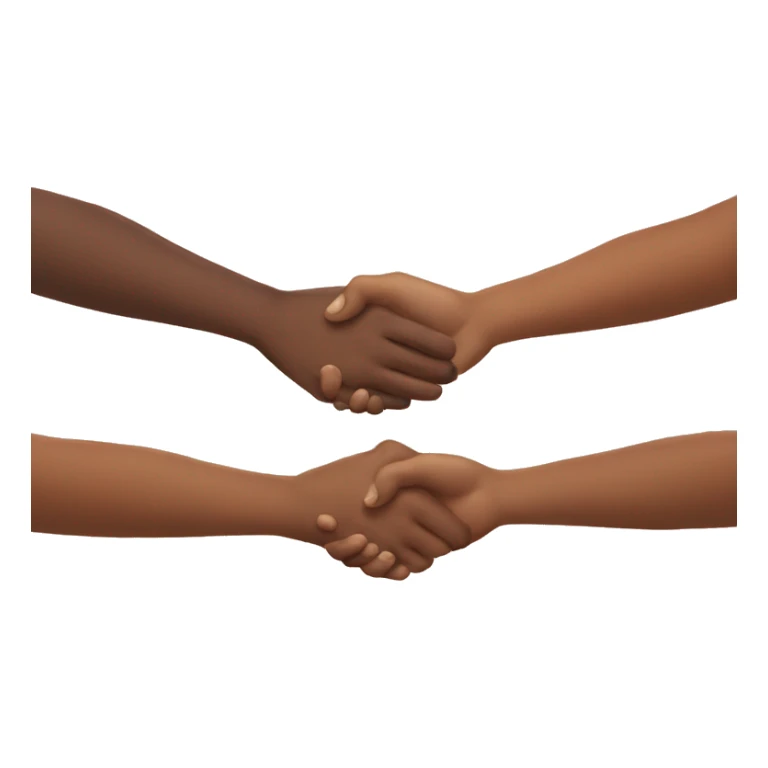 3 hands over each other sticker