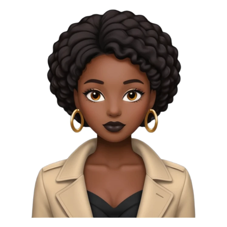 Black women aestetique sticker