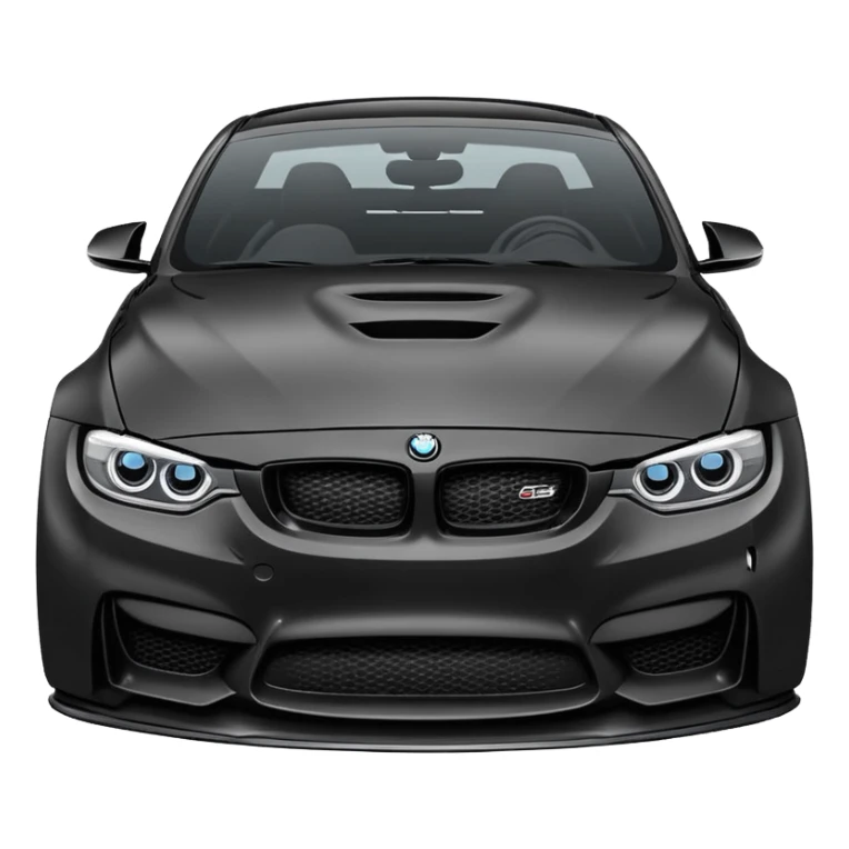 M3 g80 black with a body kit sticker
