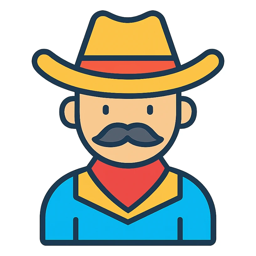 cowboy sticker