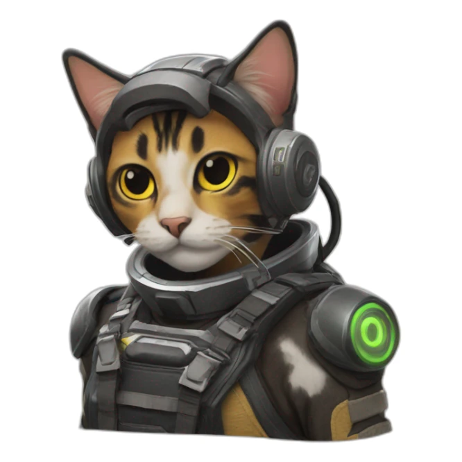 Octane Apex Legends with a cat sticker