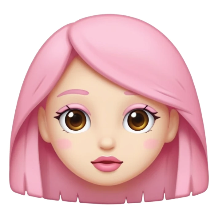 Soft pembe tarzında pembe pastel renginde ifadeler sticker