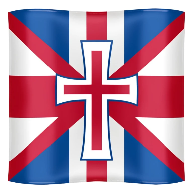 Flag emoji of the Aramaic flag sticker
