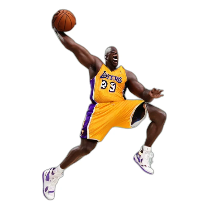 Dunk of Shaquille O’Neal sticker