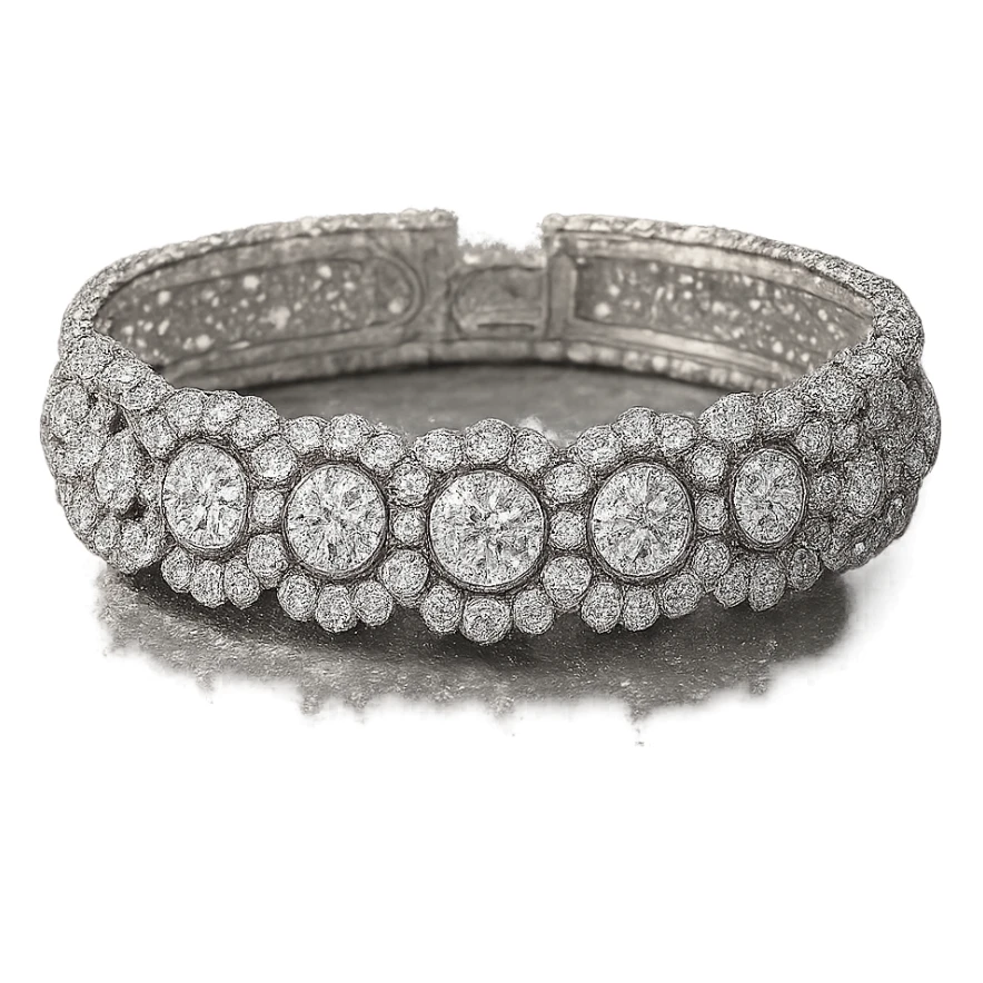 sparkling bracelet, glamorous and stylish sticker