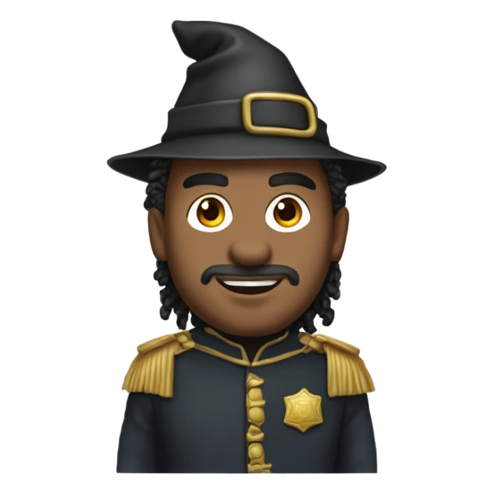 Lieutenant Dan if he was a wizard of oz henchman sticker