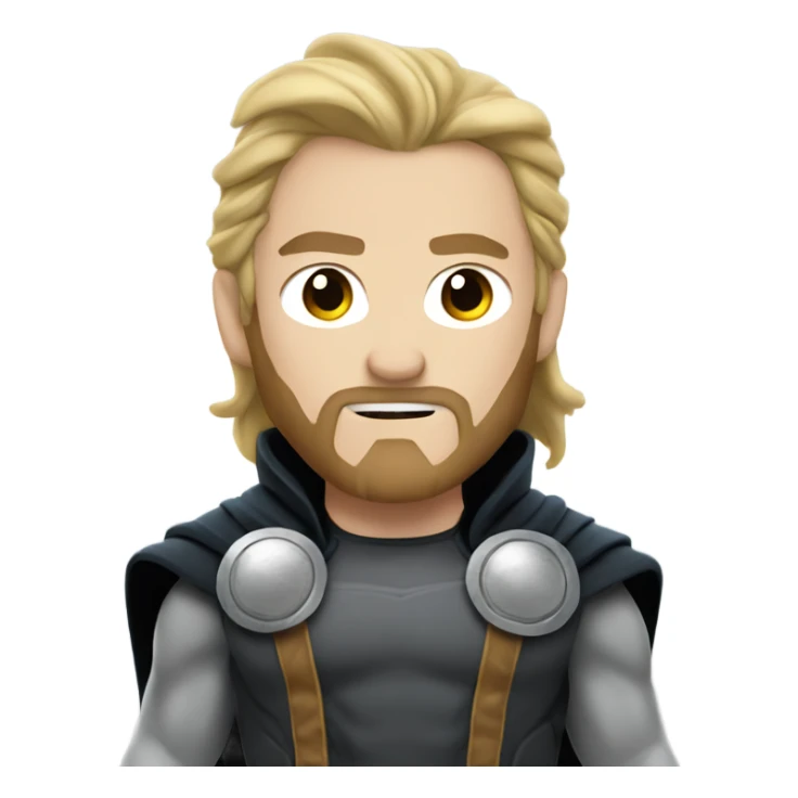 Thor in a hoodie sticker