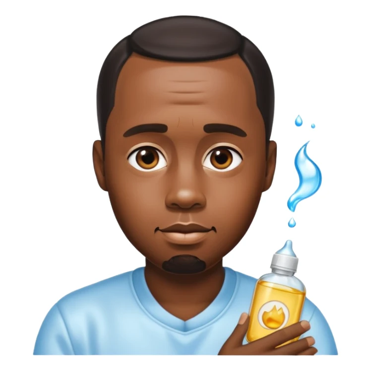 Diddy and baby oil sticker