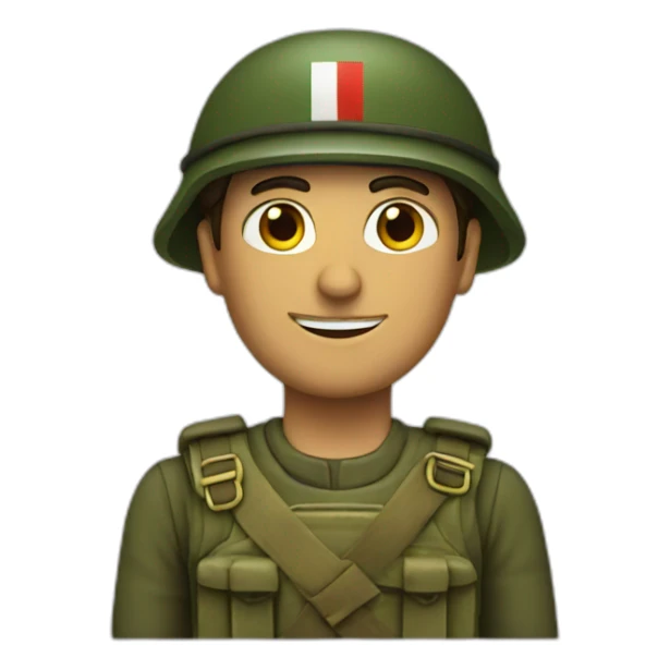 Italiano soldier sticker