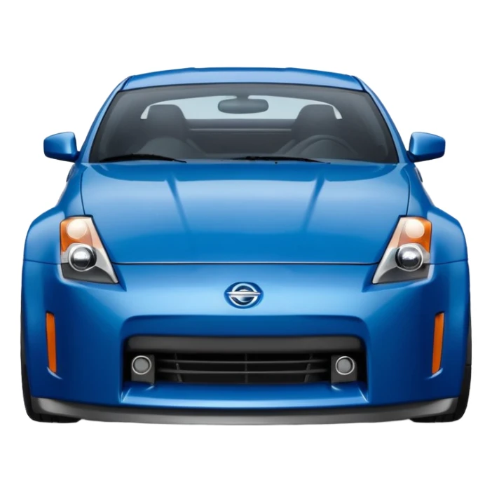 Blue Nissan 350Z sticker