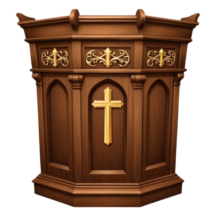 Church pilpit sticker