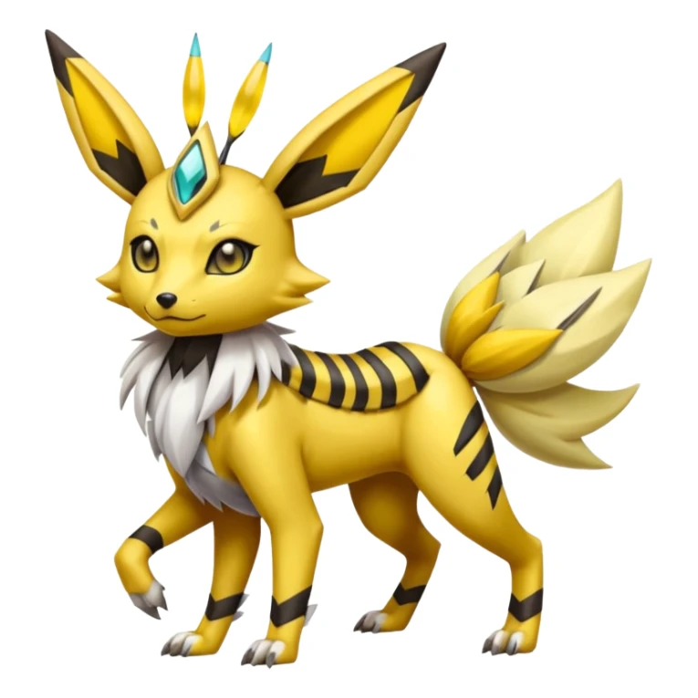 Meloetta-Renamon-Umbreon-Jolteon-Beedrill-Manectric-hybrid-fusion, full body sticker