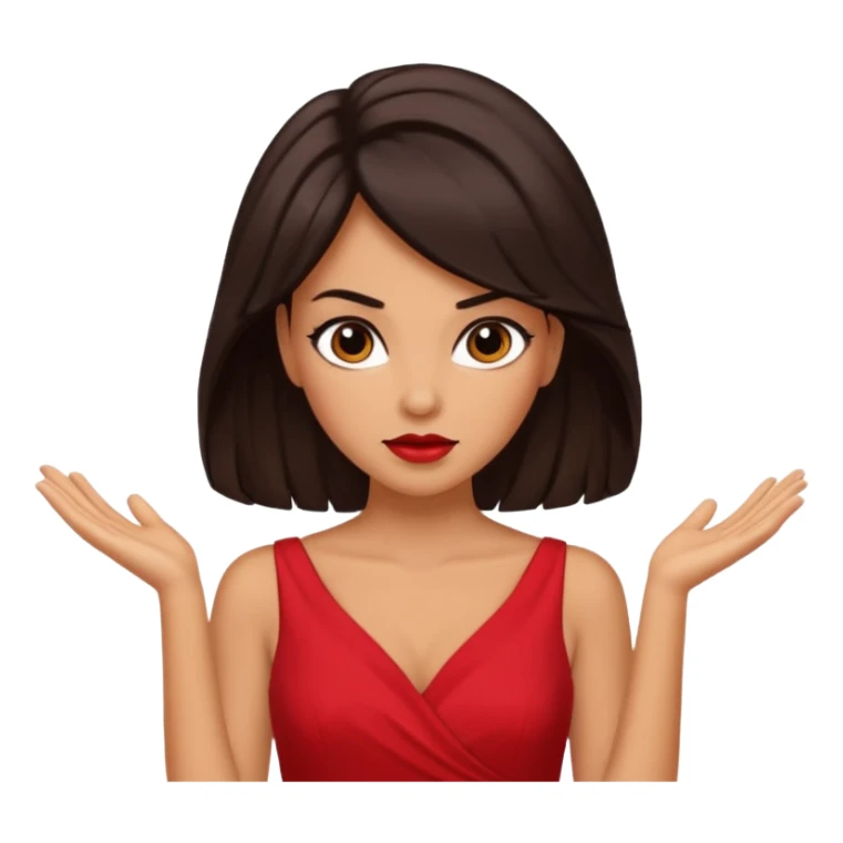 Sassy hair flip  sticker